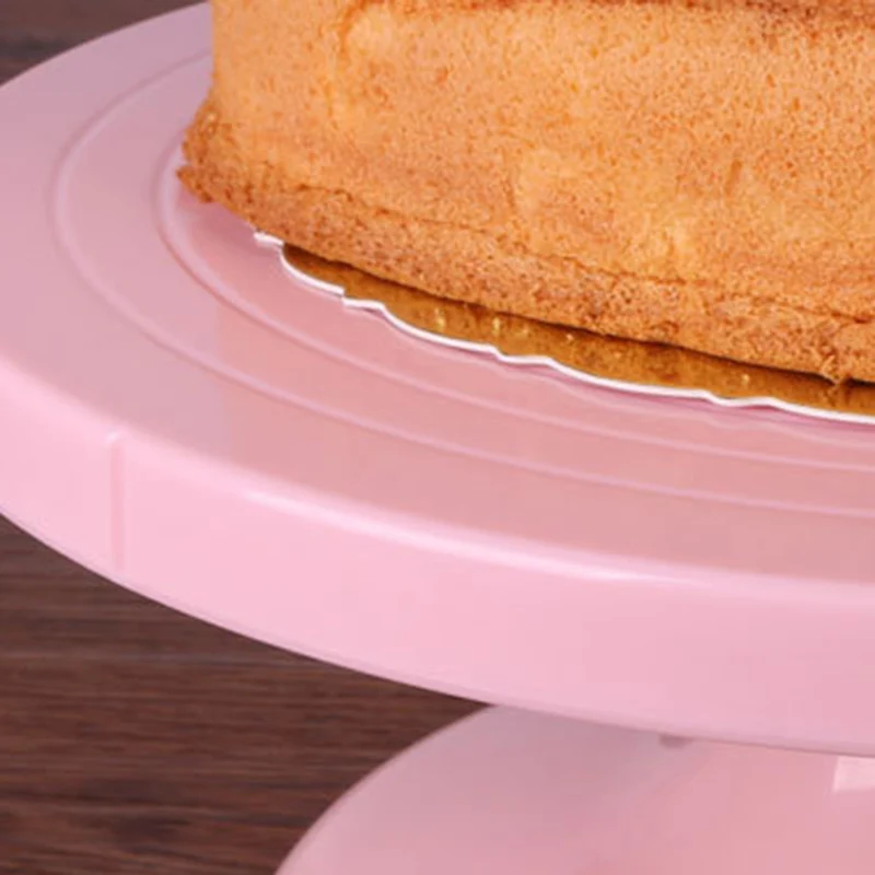 ABS Plastic Round Cake Stand Kitchen DIY Pan Baking Tool Plate Turntable Rotating Pastry Decorating Rotary Table Tools Rack |