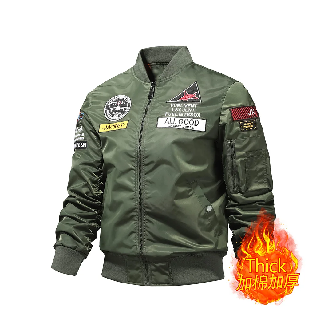 

Новинка Осень-зима 2021, модные мужские куртки QSuper, Повседневная ветровка с вышивкой на английском элементе, мужская куртка-бомбер