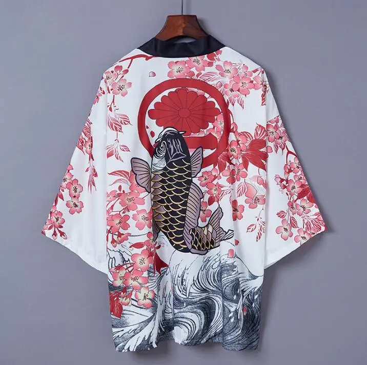Женский кардиган пальто японское кимоно летний кардиган-кимоно Yukata женский свободный милый костюм