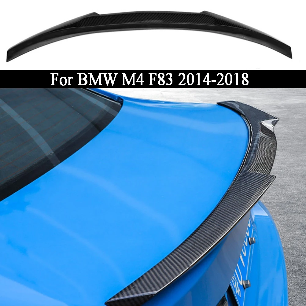 Заднее крыло из углеродного волокна крышка багажника спойлер для BMW M4 F83 2014 2015 2016