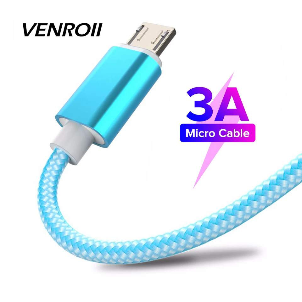 Быстрая зарядка USB кабели микро-USB кабель Android мобильного телефона синхронизации данных Зарядное устройство кабель для Samsung A7 S7 для Xiaomi 1 м/2 м/3 м шнур