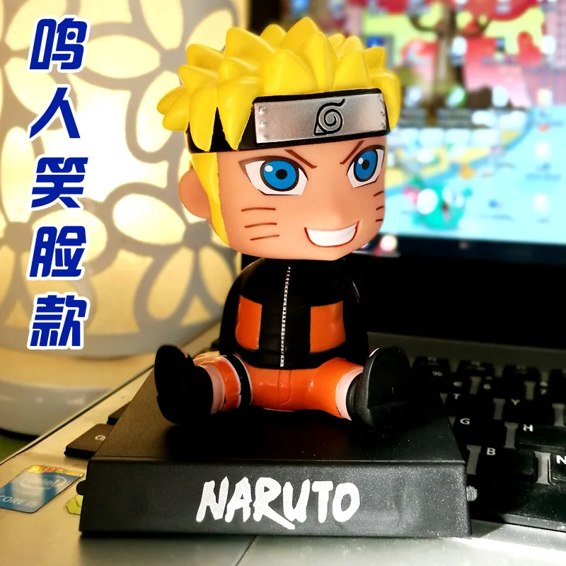 Фигурка Наруто Новинка 10 см креативное милое украшение для автомобиля смешная