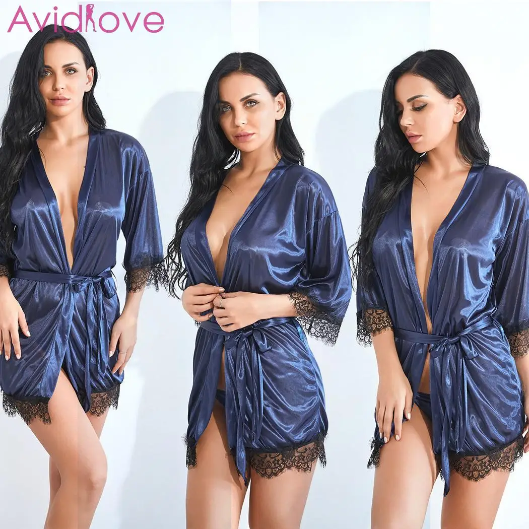 Женское Сексуальное белье с поясом кружевное лоскутное ночное со средним