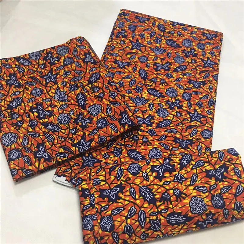 Африканские ткани с принтом лучшее качество 100% хлопок 6 ярдов оптовая продажа