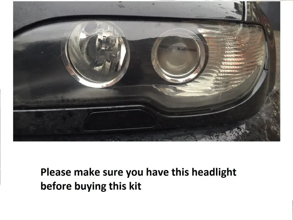 CCFL ангельские глазки теплый белый ореол кольцо для BMW E46 2 двери купе 320 325 330 2004 2005