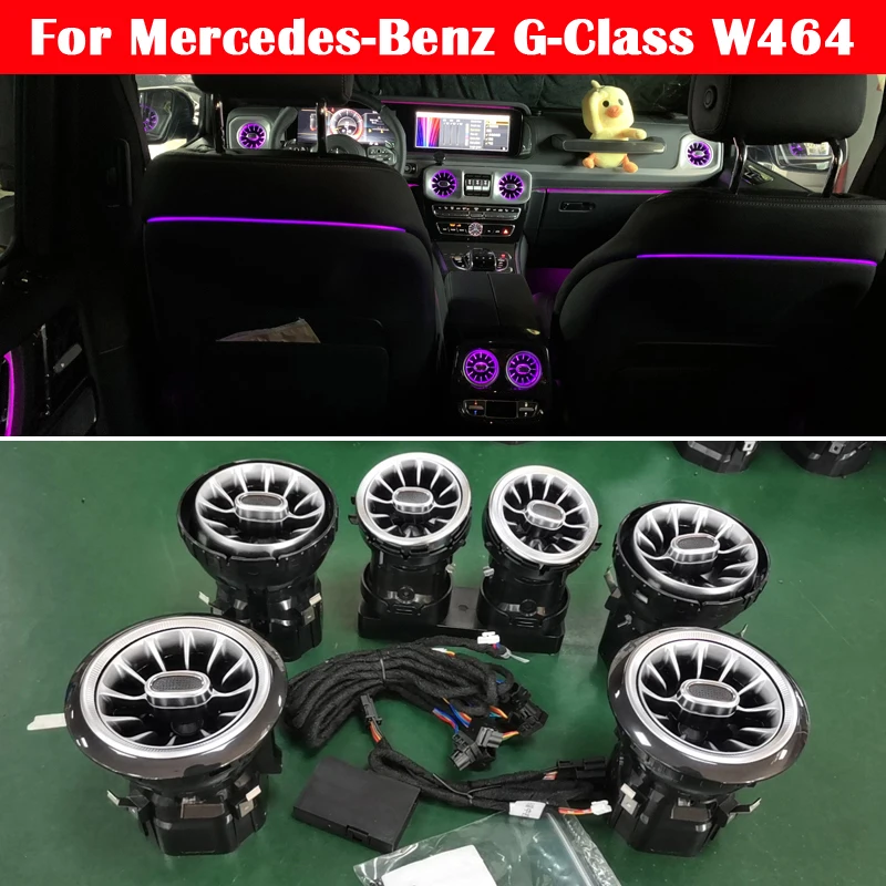 Для Mercedes Benz g класс W464 G63 G500 G550 8/64 Цвета светодиодный автомобиль атмосферная лампа