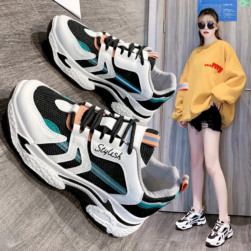 

2021 new spring and winter plus velvet women's shoes all-match height-increasing shoes fashion ladies non-slip warm shoes35-40-5