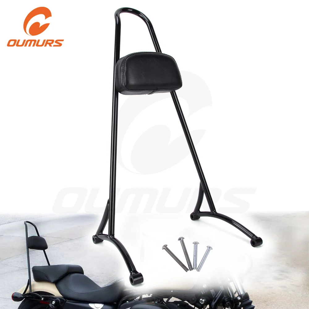 

Подушка на спинку спинки для мотоцикла, пассажира, для Harley Iron Sportster XL883 XL1200 48 72 2004-2018