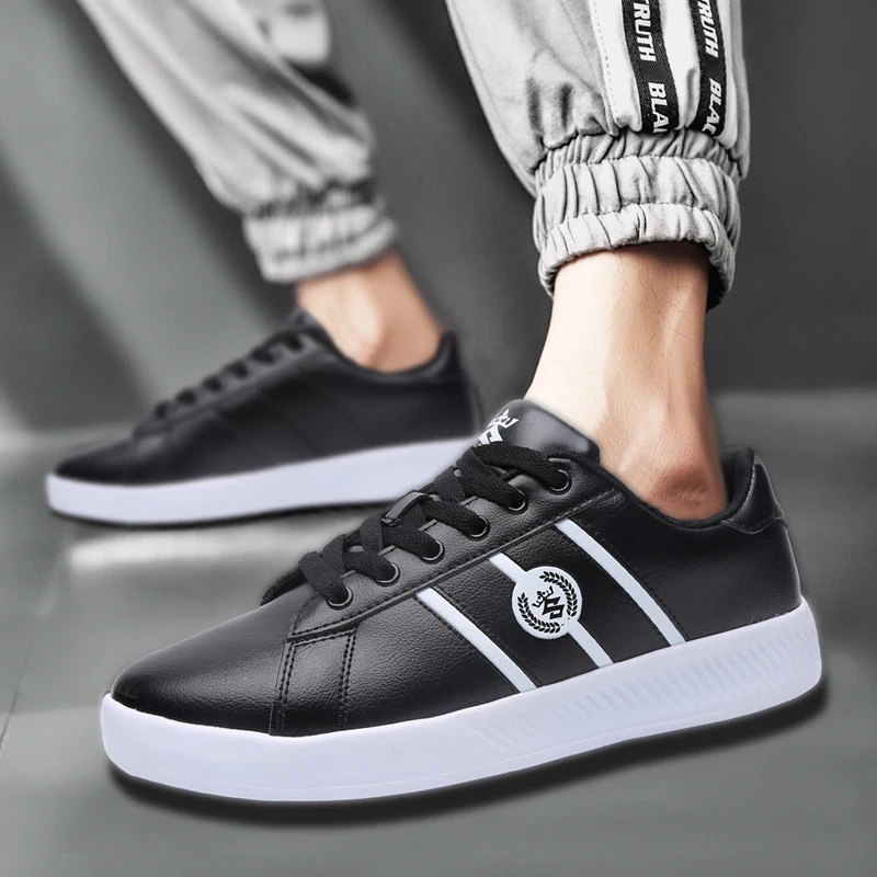 

Different Colors Skateboard Shoes For Unisex Leather Man Sport Shoes Brand Fashion Skateboarding Sneakers Lacing Youth Shoes