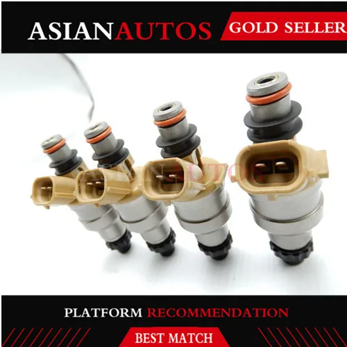 4X OE 195500-2180 новый топливный инжектор для Мазда Miata 1.8L Ford эскорт Sephia ртути L4 1955002180