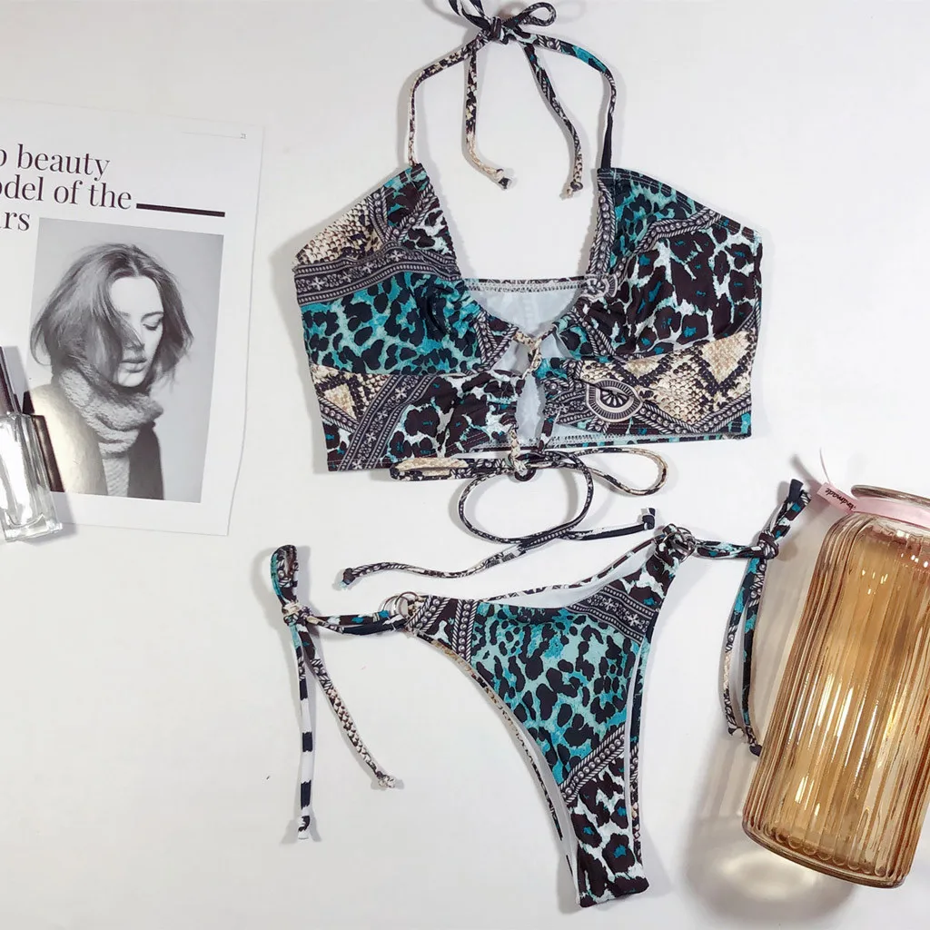 Модный женский сексуальный купальник с открытой спиной v образным вырезом и