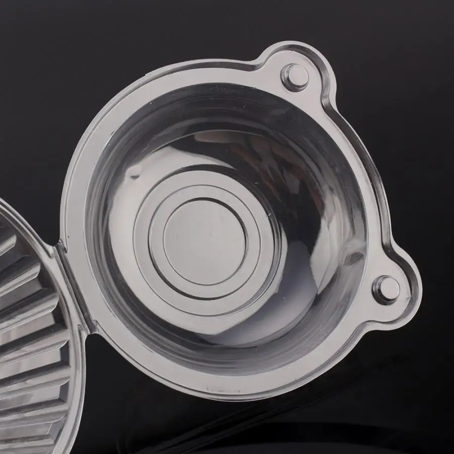 100 шт пластиковая коробка для фруктов многоразовая хранения еды контейнер