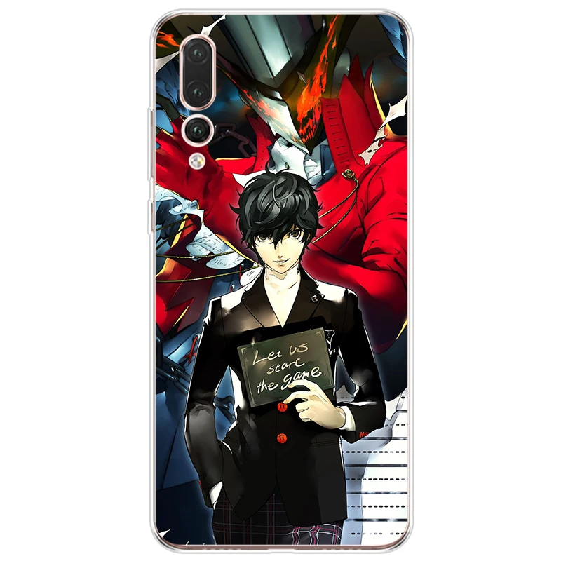 Силиконовый чехол для телефона Huawei P9 P10 P20 P30 lite PRO PLUS p5 P Persona 5 | Мобильные телефоны и