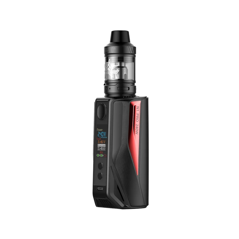 Электронная сигарета Vaptio 200 Вт коробка мод N1 Pro lite комплект 2,0 мл встроенные внешние 18650 батареи 0,1-Ом Сопротивление пара