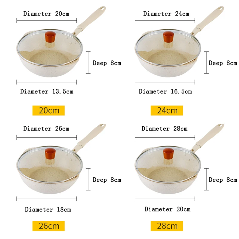 Горячая Распродажа неприлипающая Сковорода из медицинского камня бытовая