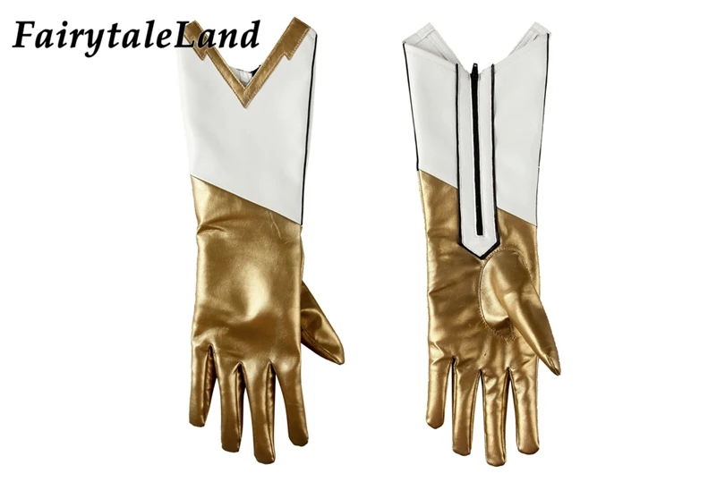 

The Flash Season 5 Godspeed Gloves Halloween Carnival Costume Accessories Cosplay August Heart Handwear White Gloves