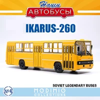 143 scale ikarus 260 soviet legendary buses alloy metal diecast toy vehicles simulation high quality bus car truck model toys