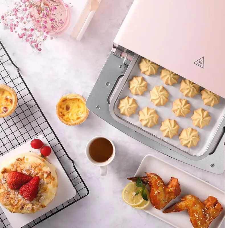 220 В 12 л Мини Бытовая электрическая духовка Автоматическая для выпечки хлеба