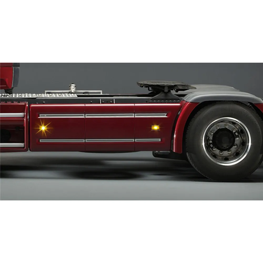Светодиодный светильник с боковой юбкой лампа для 1/14 Tamiya Scania R470 R620 RC грузовик