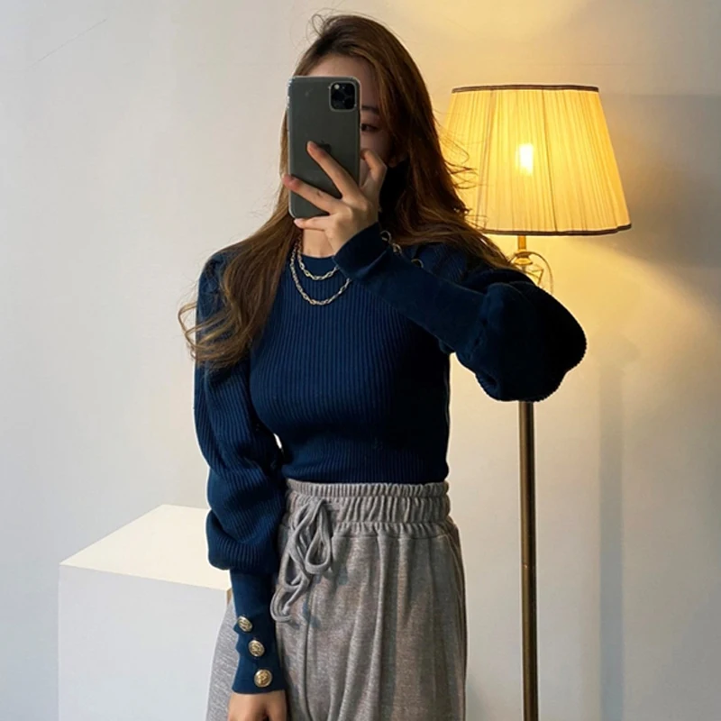 Mozuleva! Модное платье с О-образным вырезом эластичные обтягивающие Женский пуловер