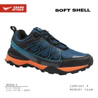 grand attack men lightweight soft shell trainer outdoor shoes sport walking hiking trekking backpacking waterproof sneaker shoe