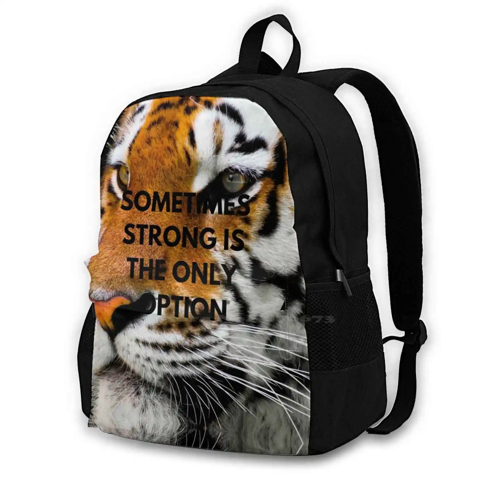

Sometimes Strong Is The Only Option School Bags For Teenage Girls Laptop Travel Bags Motivation Cute Quote Inspiration Funny