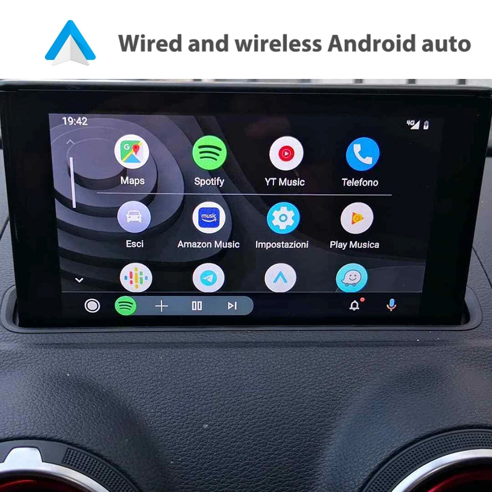 Беспроводной модуль автоматического интерфейса Apple Carplay Android для Audi A3 8V 2016 5 8