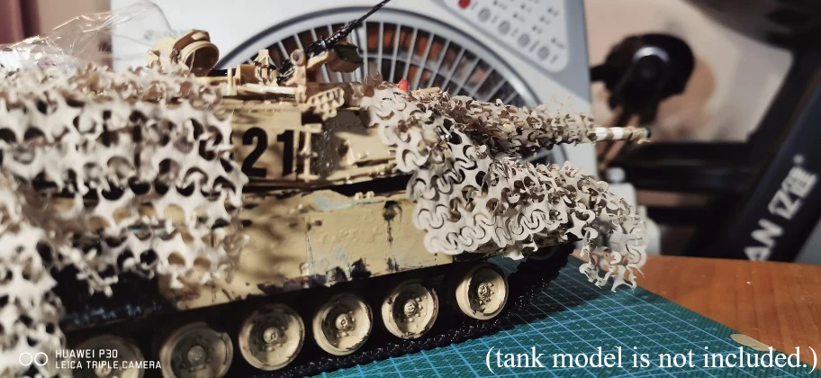 Камуфляжная сетчатая крышка тканевые декоративные детали для DIY RC 1/16 1/18 модель