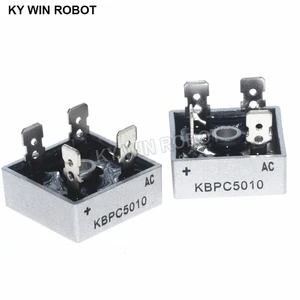 2PCS/LOTS KBPC5010/KBPC3510/K BPC2510/1510/3502  15-50A 1000V Diode Bridge Rectifier kbpc5010