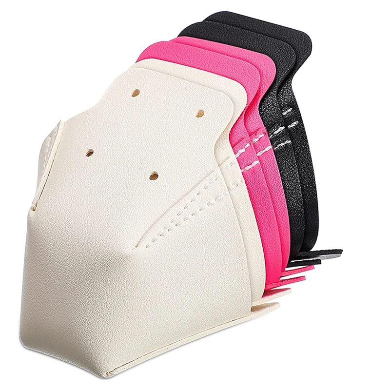 

6 Pcs Toe Cap Guards Protectors PU Leather Roller Skate Cap Protectors Toe Guards for Quad Roller Skate