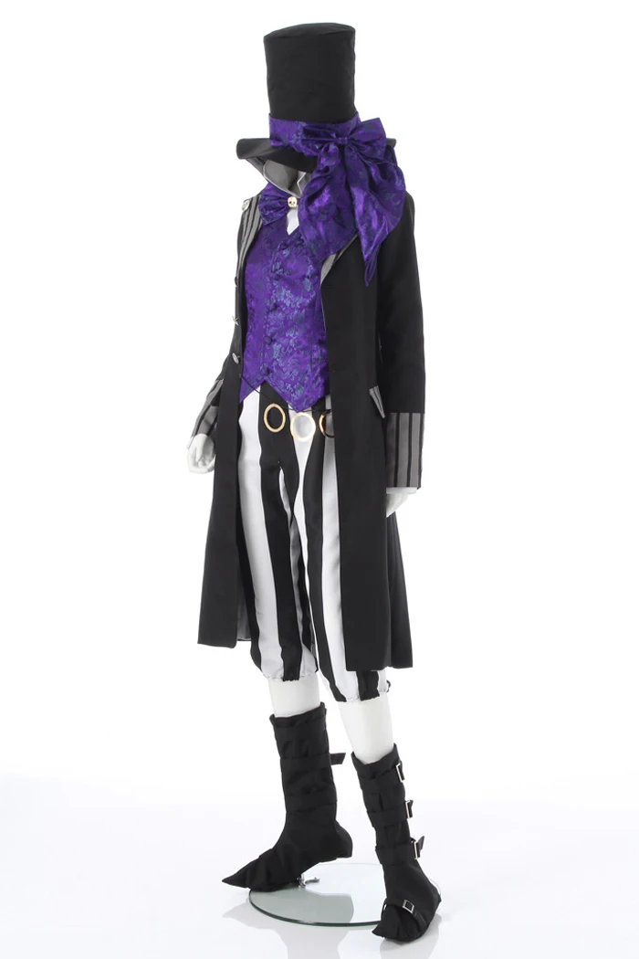 Костюм для косплея черного Батлера курошишсуцзи мрачного гребека гробола |