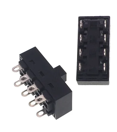 2 шт. 12A 250V 3 позиции 8 Pin Переключить ползунковый переключатель DIP LQ 103H фен горячей и