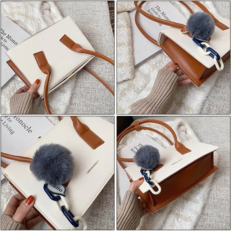 

Brand Women's Shoulder Bag High Quality Leather Handbag Luxury Clutch Female Designer Square Bag Fashion Underarm Bag and Purse
