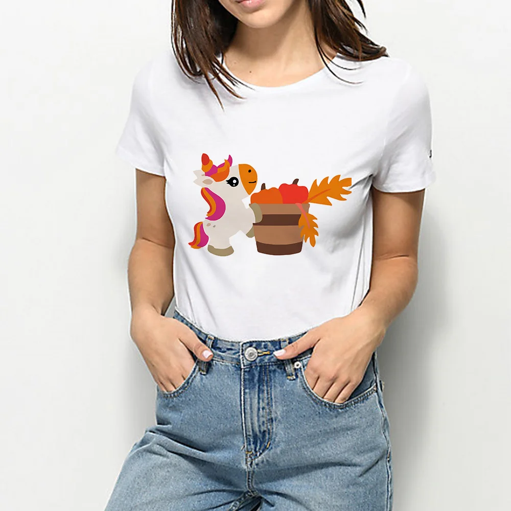 

New Arrivals T-shirt Female Unicorn T shirt Women Aesthetic Animal ropa mujer Fashion Women's shirt Versatile Oversize Tshirt