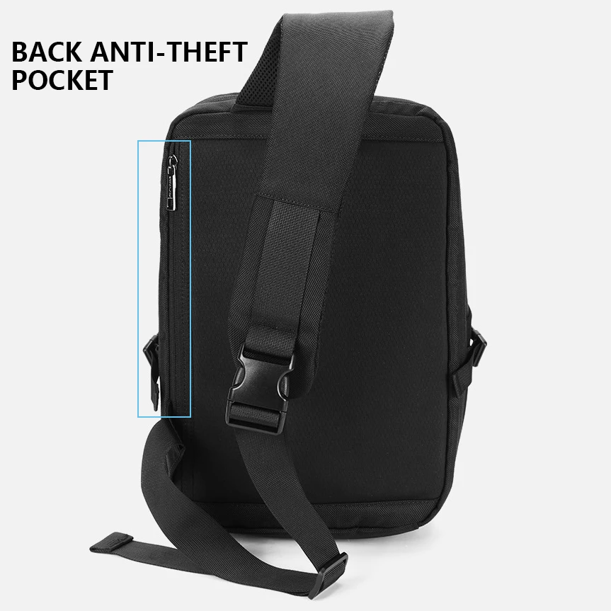 5л Большая вместительная Мужская нагрудная Сумка водонепроницаемая