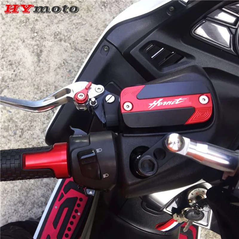 

For Honda Hornet 900 600 CB600F CB 600F 1998-2014 Motorcycle CNC Accessories Front Brake Fluid Tank Reservoir Cover Oil Caps