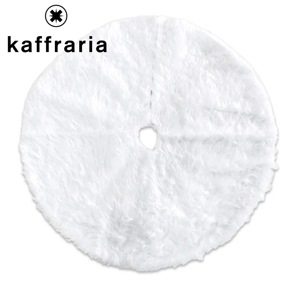 Рождественская елка Декор белая юбка меховая для рождественских украшений