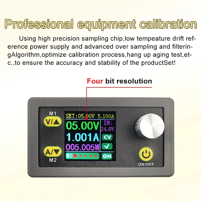 

CC CV 36V 5A 80W 10Groups Power Module DC DC Buck-Boost Converter Color screen