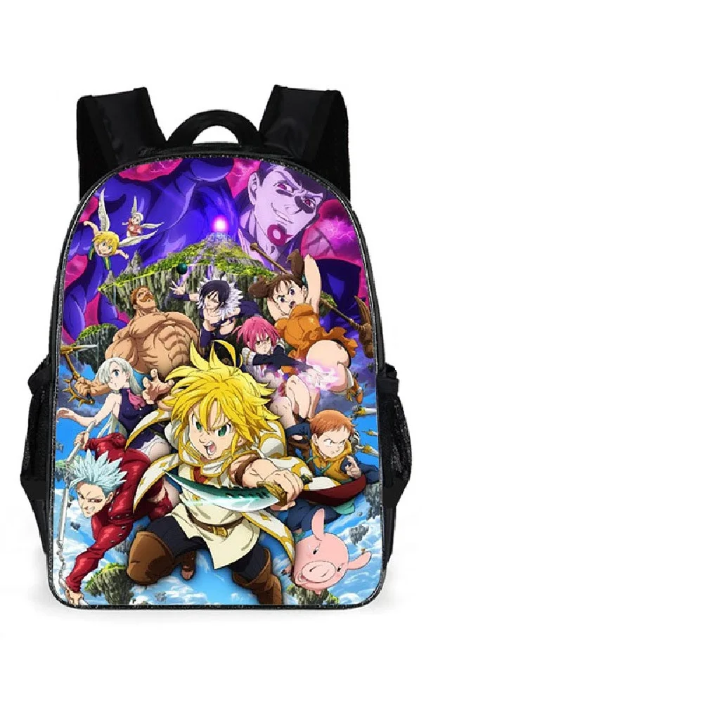 Школьный рюкзак Meliodas с японским мультяшным принтом Семь смертных грехов | Багаж и