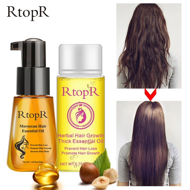Марокканское масло для волос эфирное + травяной рост толстый набор эфирных масел