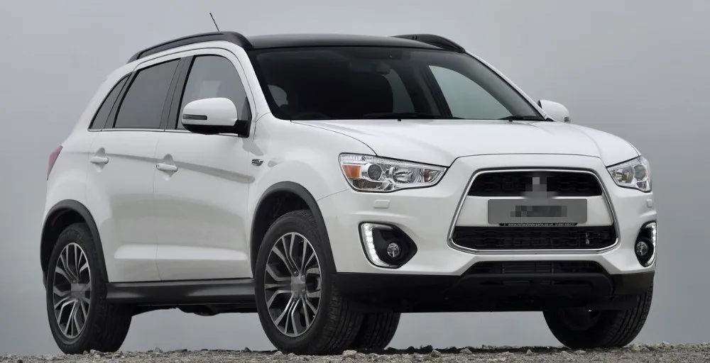 Передний бампер противотуманная фара светильник Чехлы рамка отверстие для Mitsubishi