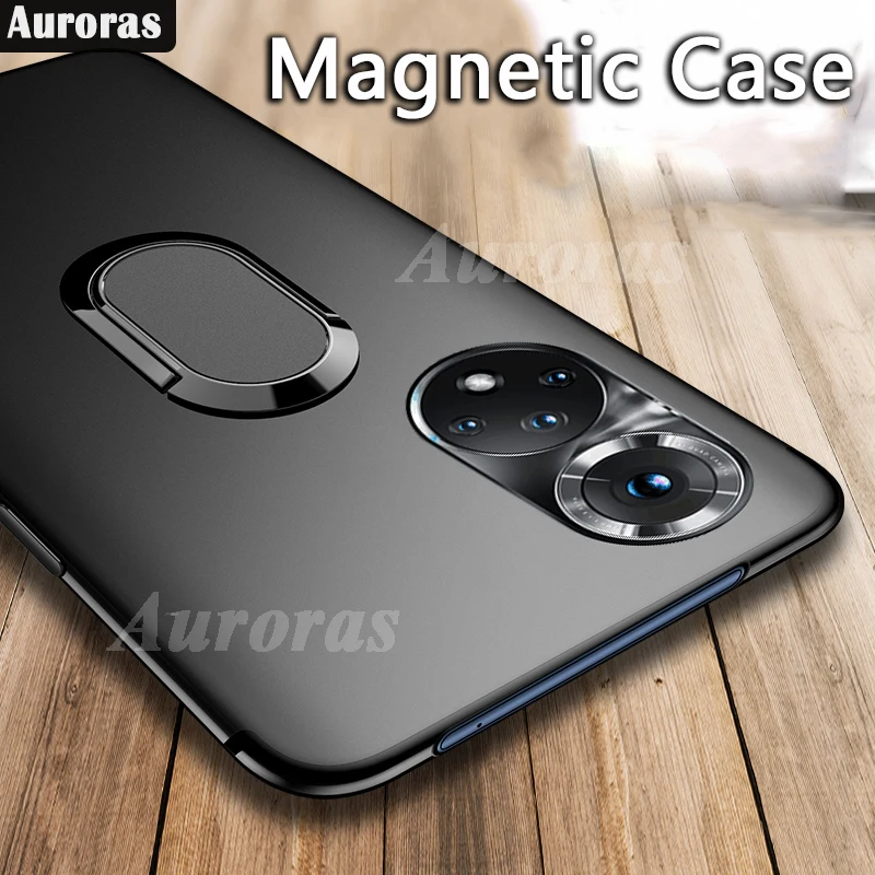 

The Car Households Are Two -port USB2.4A Travel Ca Auroras For Honor 50 Pro Case Ultra Thin Back Matte With Magnetic Attraction