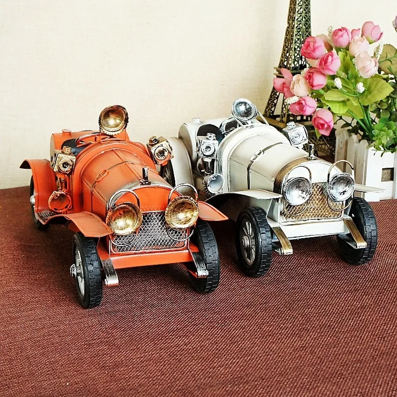 Винтажная металлическая фигурка для автомобиля домашний декор Игрушечная
