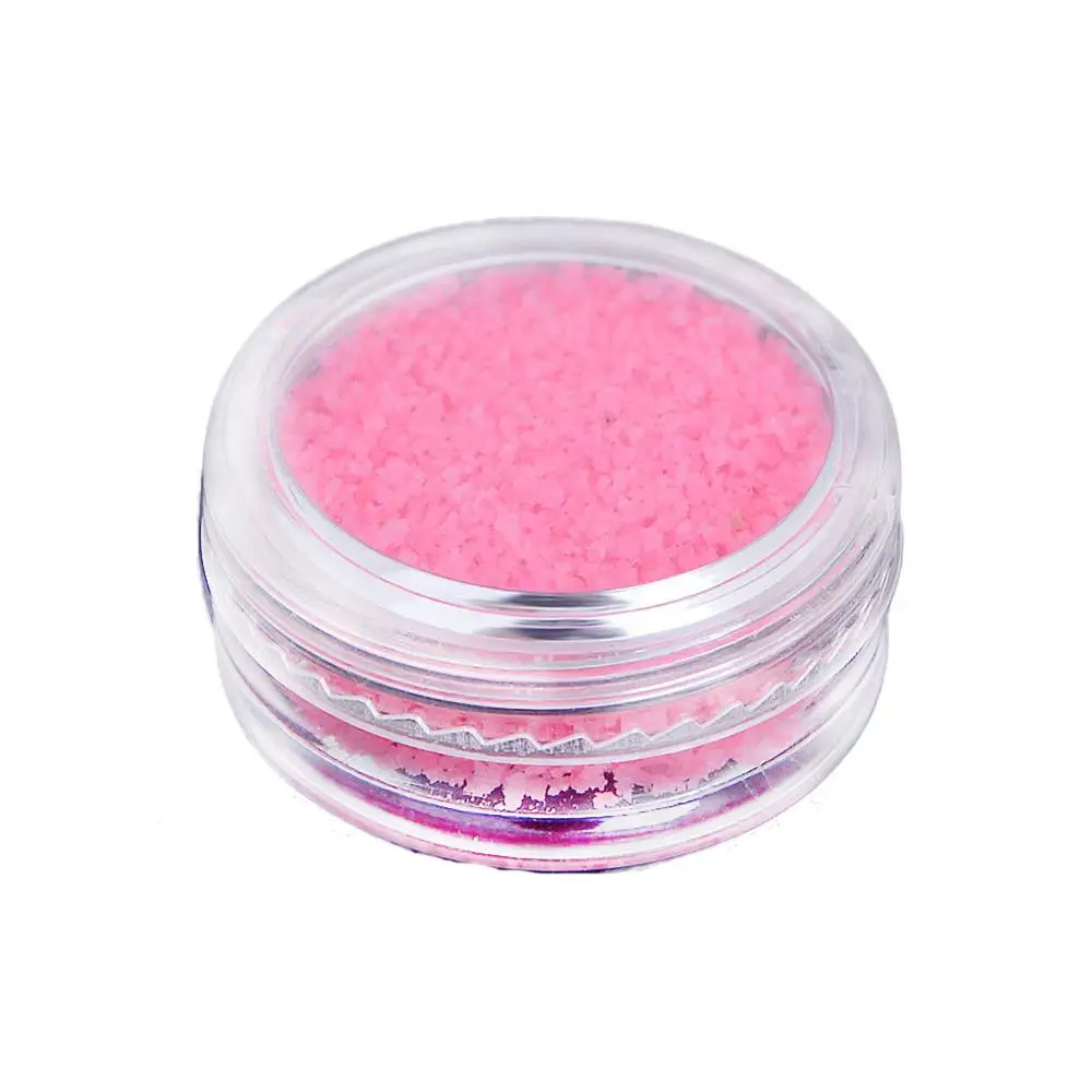 RE BeautyBigBang 8 цветов, пудра для дизайна ногтей, Сияющие частицы песка с флуоресцентным камнем, мелкий гравий, украшение для ногтей, блестящий камень - Цвет: RE