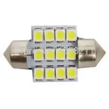 4 шт. 31 мм 1210-12SMD светодиодный светильник Festoon DE3175 купольная карта рабочие лампы