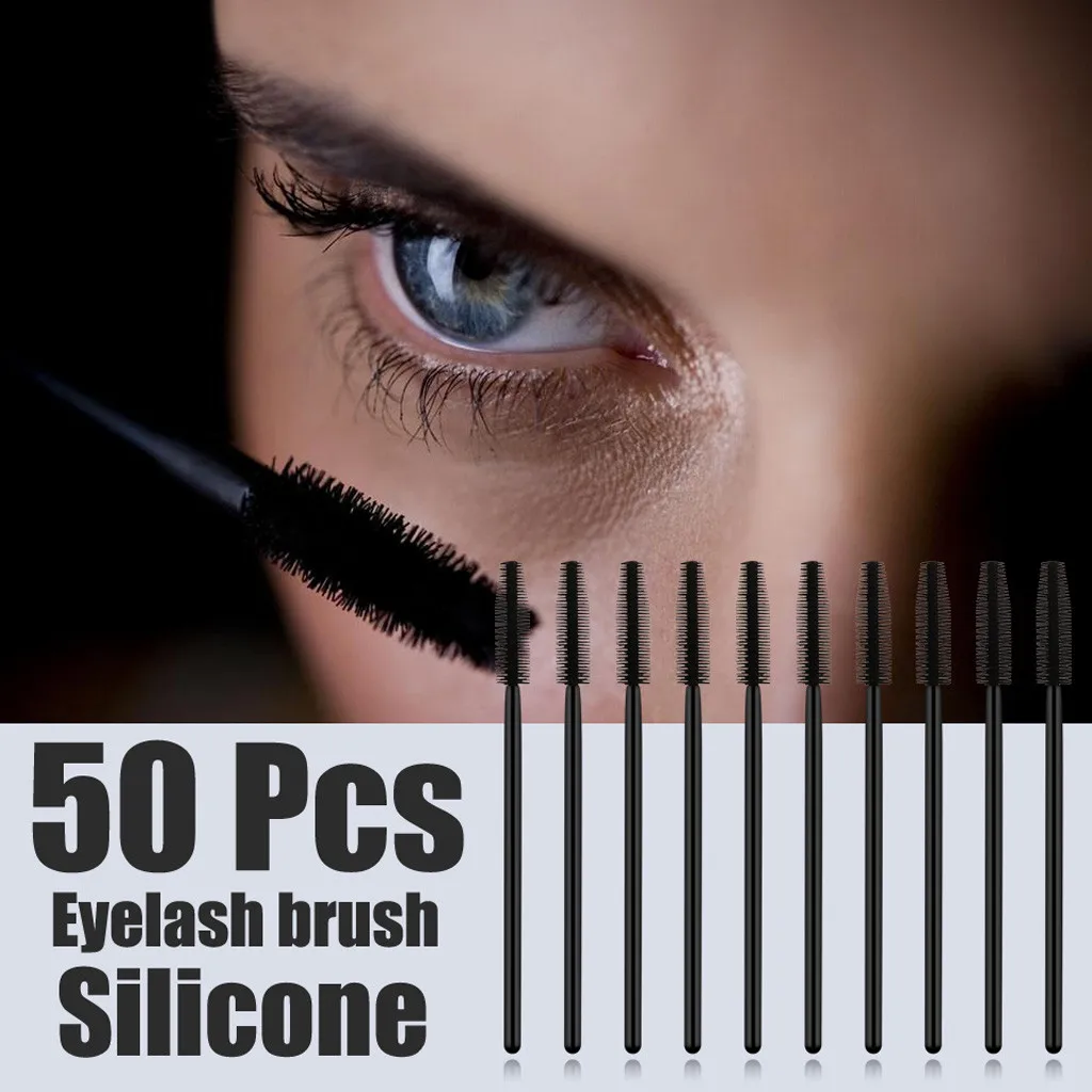 50 шт. искусственный инструмент для макияжа красоты кисть ресниц 2019|Аппликатор