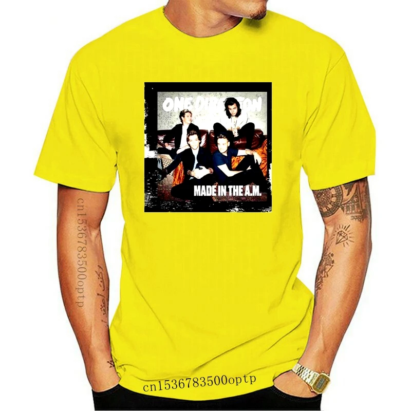 

One Direction Ladies T-Shirt Made in the AM with Skinny Fitting White