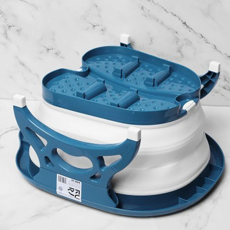 Креативные Складные портативные мойки для ног массажные раковины домашняя