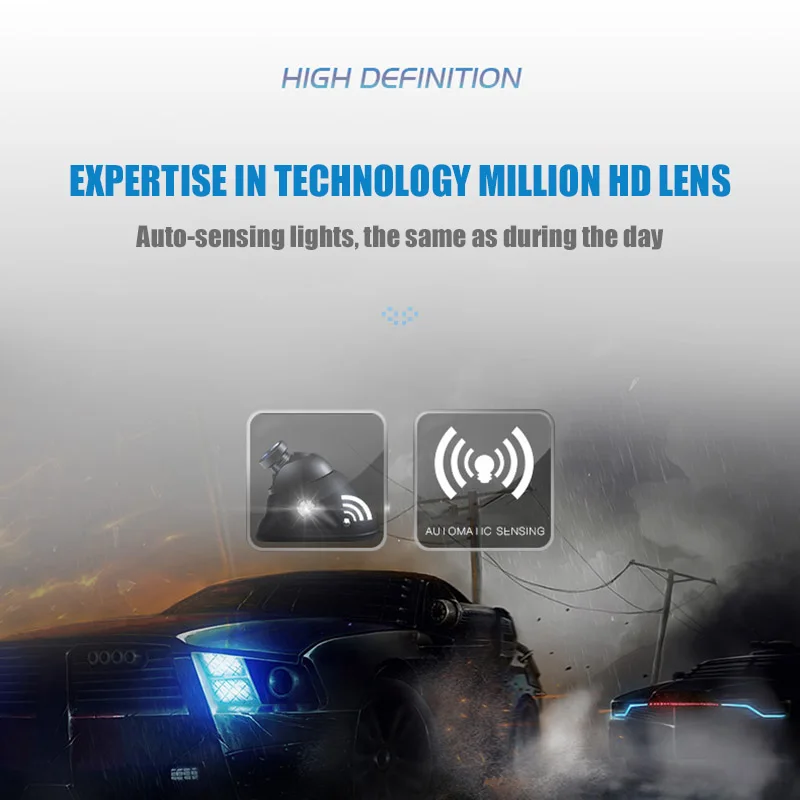 Беспроводная Автомобильная камера заднего вида, Wi-Fi, камера заднего вида, Dash Cam, HD, ночное видение, мини-корпус, тахограф для iPhone и Android