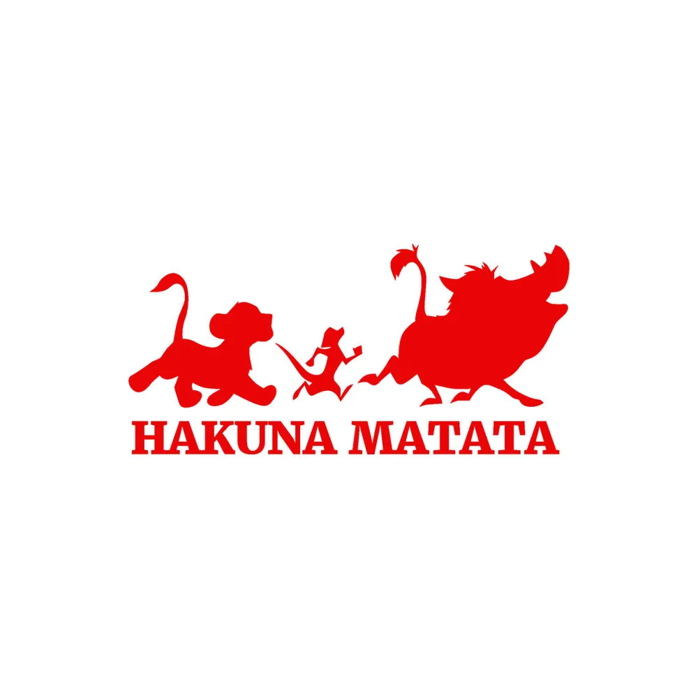 Настенные наклейки домашний декор гостиная для Hakuna Matata не волнуйтесь цитата